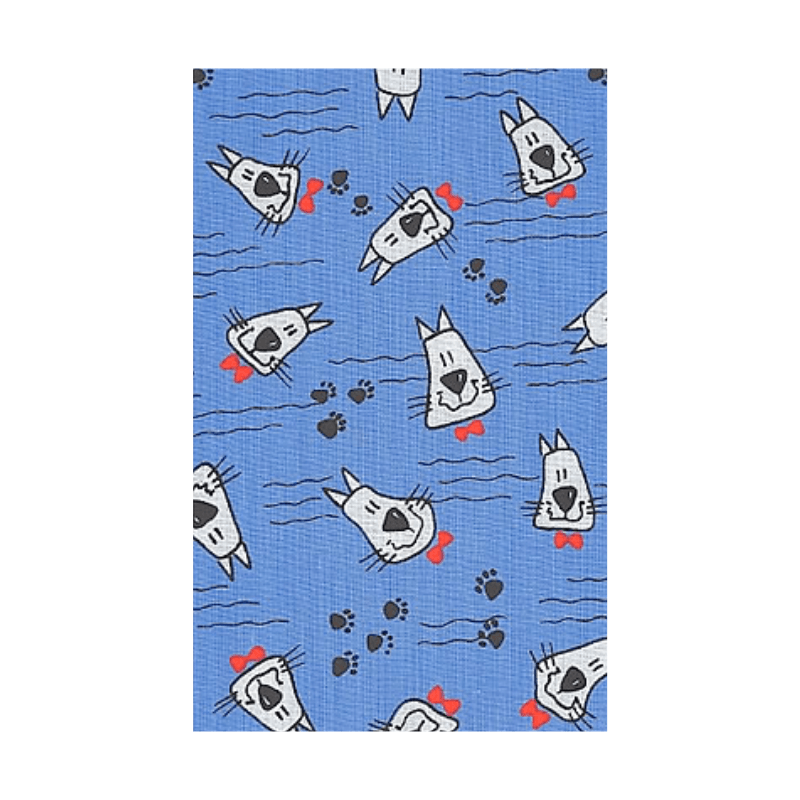 Cotton fabric patches 7.8x5cm | 10pcs. - various patterns