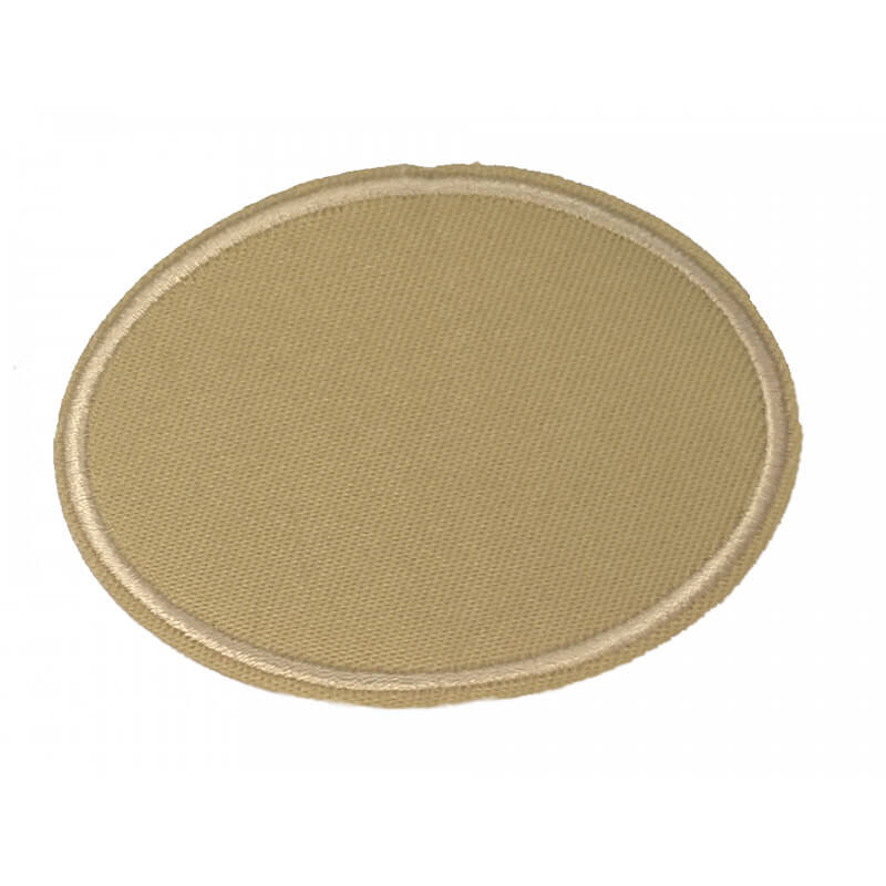 Decorative iron-on applique - oval