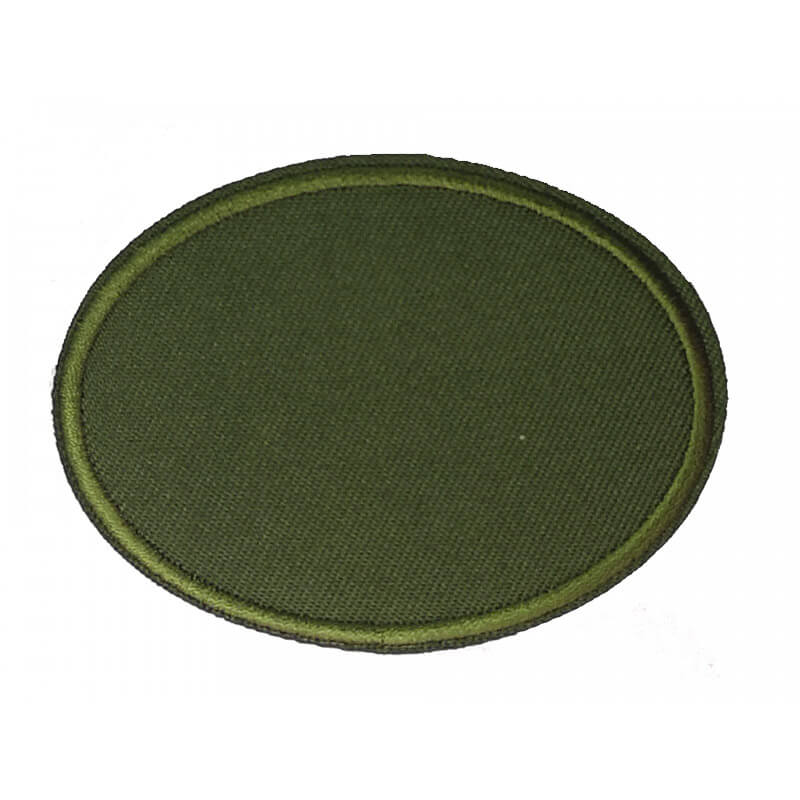 Decorative iron-on applique - oval