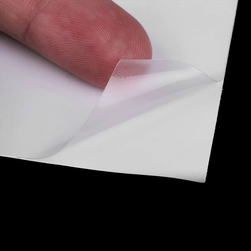 Pašlīmējošs vinila ielāps 7x7cm - caurspīdīgs