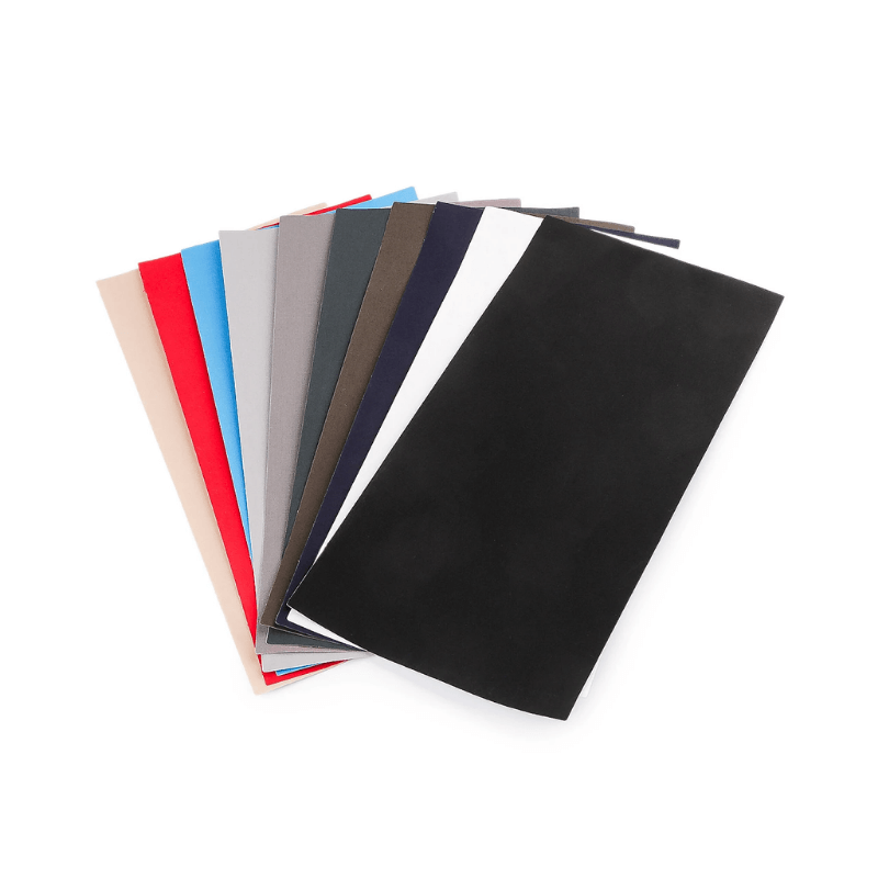 Kokvilnas ielāps – piegludināms 15x30cm - 9 melns