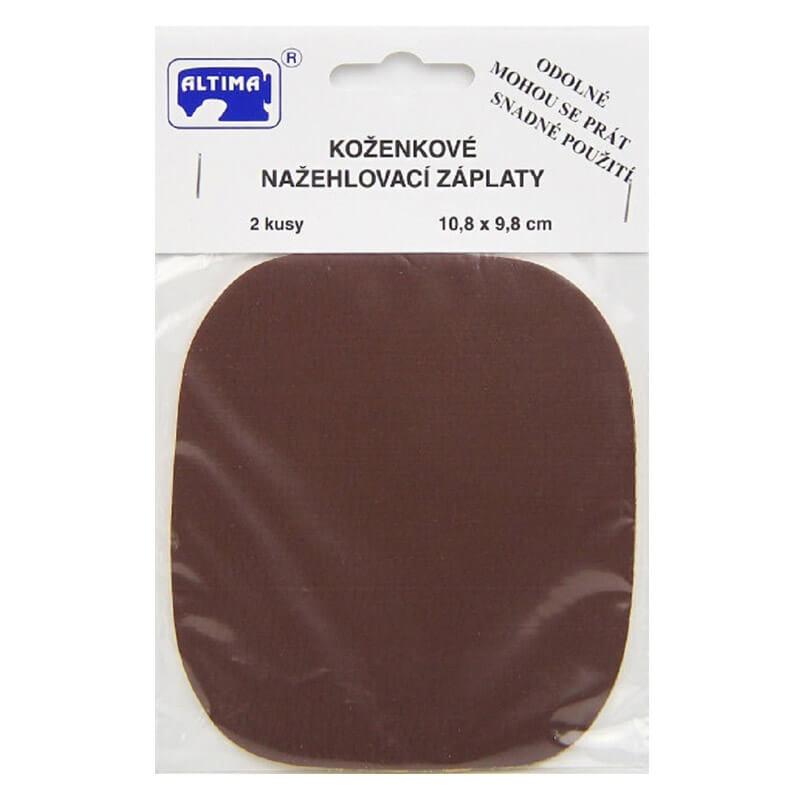 Leather fabric patch – iron-on 10.8x9.8cm