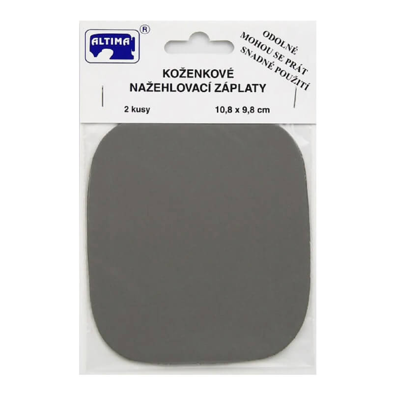 Leather fabric patch – iron-on 10.8x9.8cm