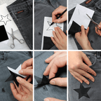 Self-adhesive nylon patch 10x20cm