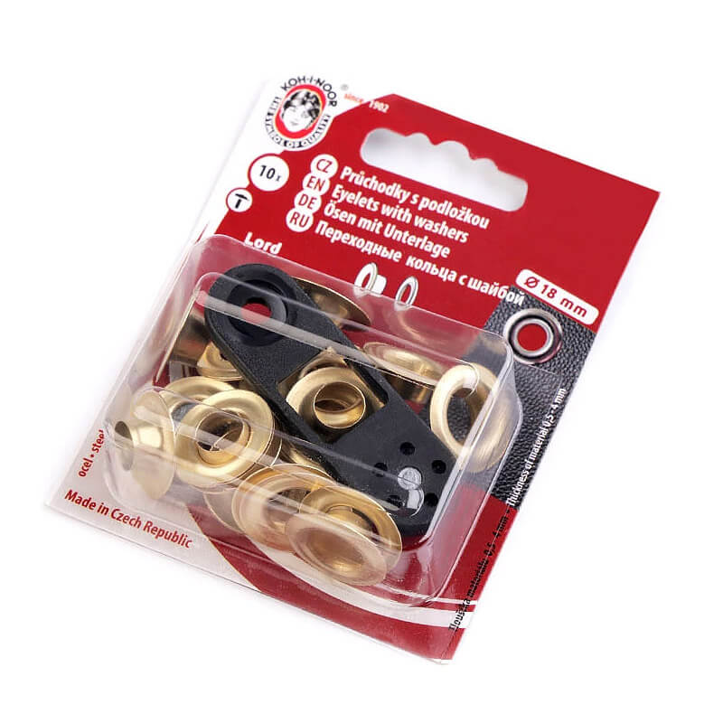 Punch-in rings / Luvers Ø18mm