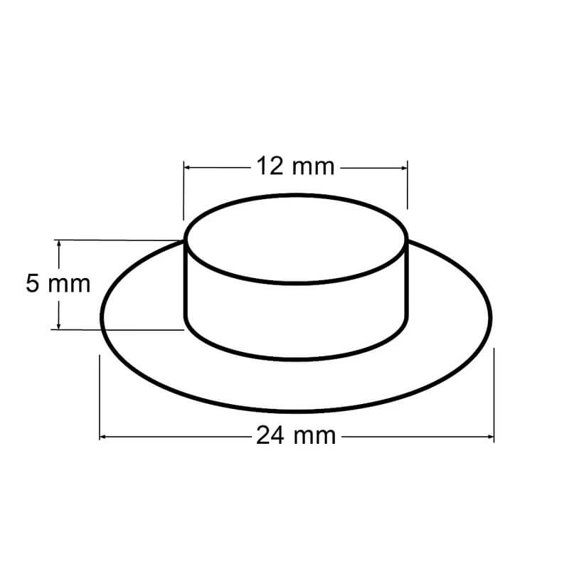 Punch-in rings / Luvers Ø24mm