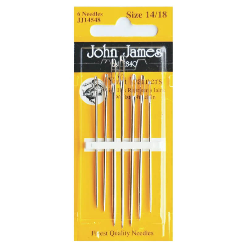 JOHN JAMES YARN DARNERS lāpāmās adatas
