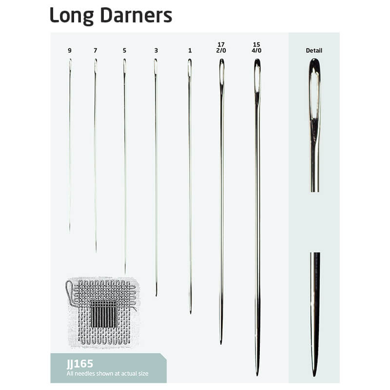 JOHN JAMES DARNERS / darning - sewing needles