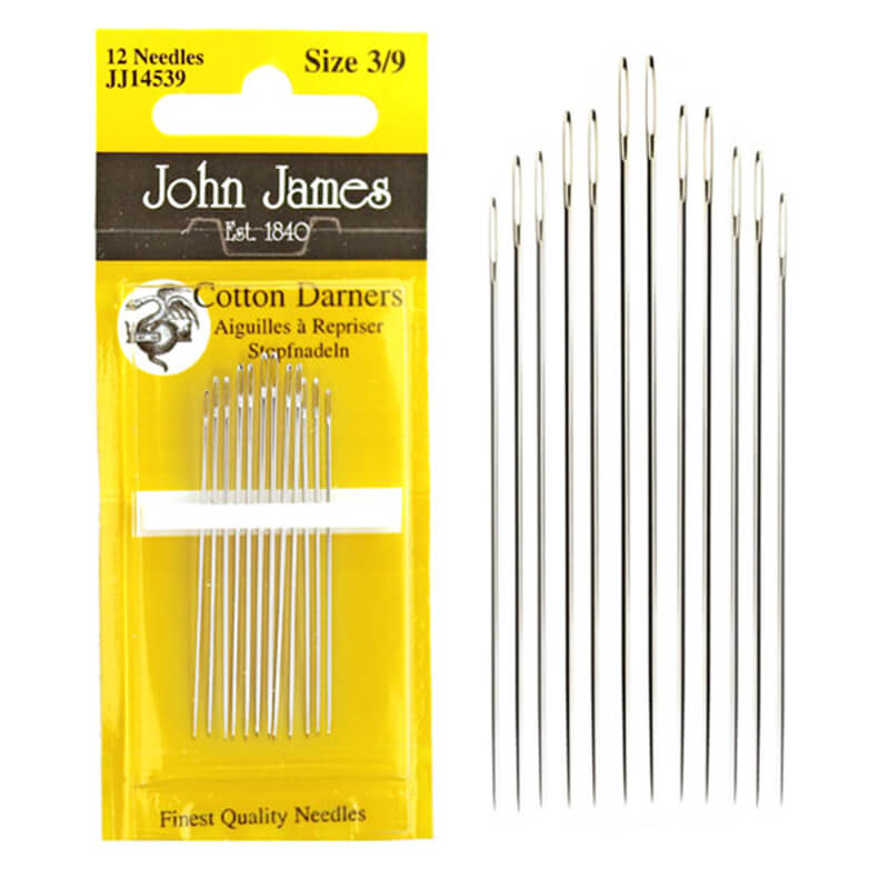 JOHN JAMES COTTON DARNERS / lāpāmās - šūšanas adatas