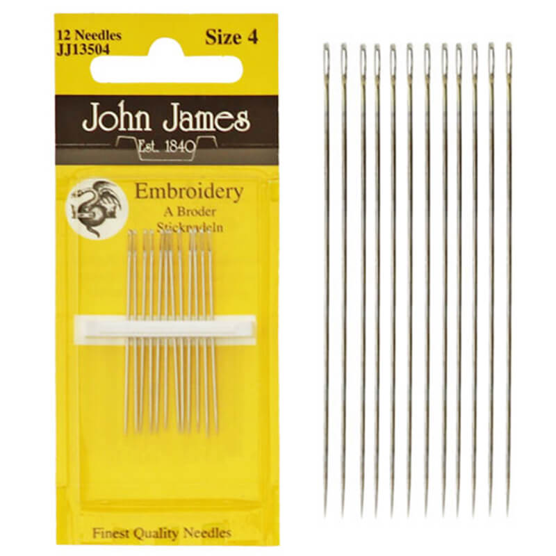 JOHN JAMES EMBROIDERY embroidery needles