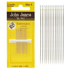JOHN JAMES EMBROIDERY embroidery needles