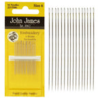 JOHN JAMES EMBROIDERY embroidery needles