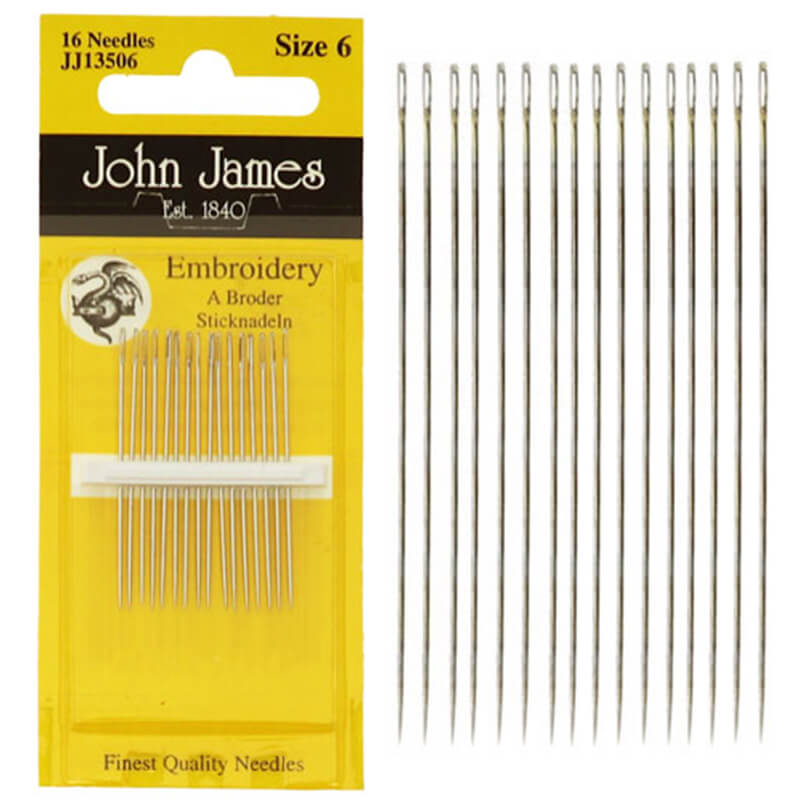 JOHN JAMES EMBROIDERY embroidery needles