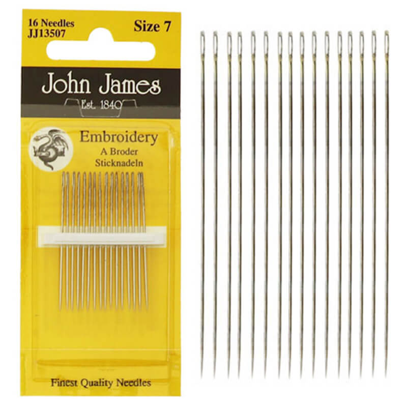 JOHN JAMES EMBROIDERY embroidery needles