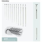 JOHN JAMES EMBROIDERY embroidery needles
