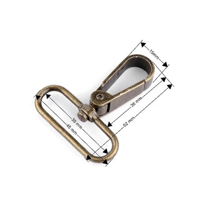 Metal carabiner 39mm 060995