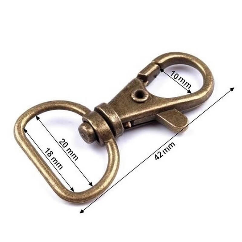 Metal carabiner 18mm