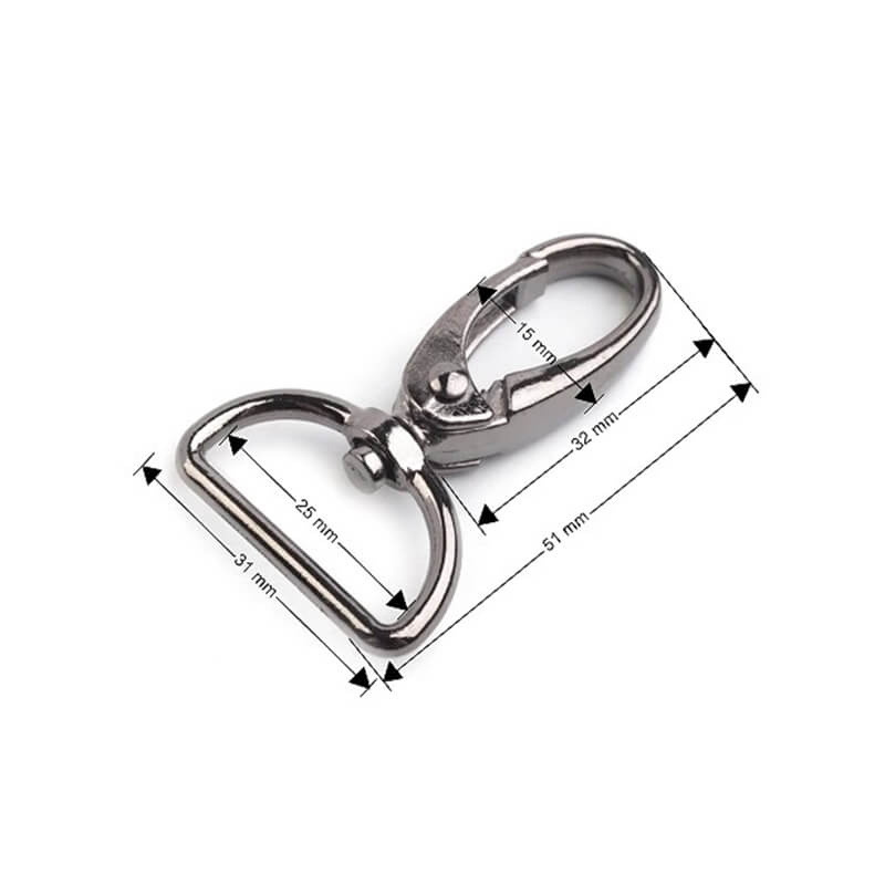 Metal carabiner 25mm