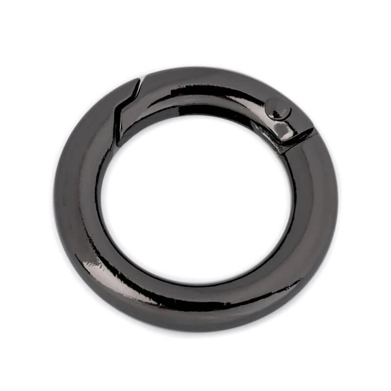 Round metal carabiner Ø18mm