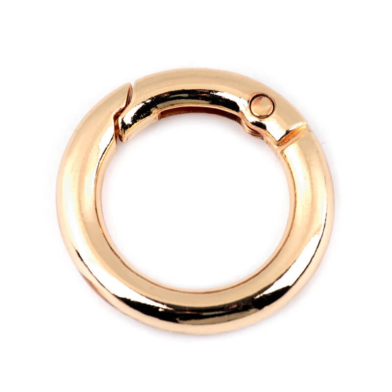 Round metal carabiner Ø18mm