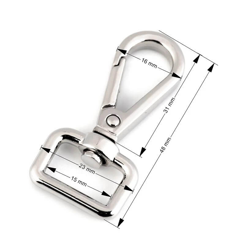 Metal carabiner 15mm 750945