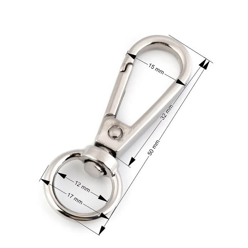 Metal carabiner 12mm 750949