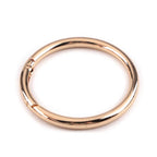 Round metal carabiner Ø50mm