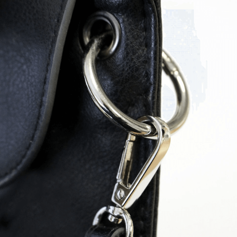 Round metal carabiner Ø50mm