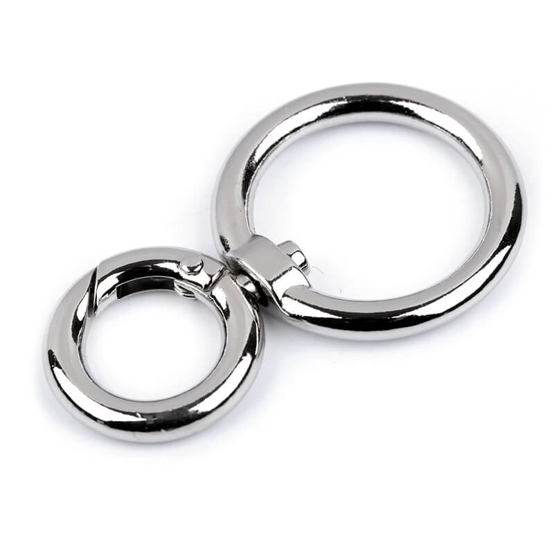 Carabiner with ring 25mm 890238