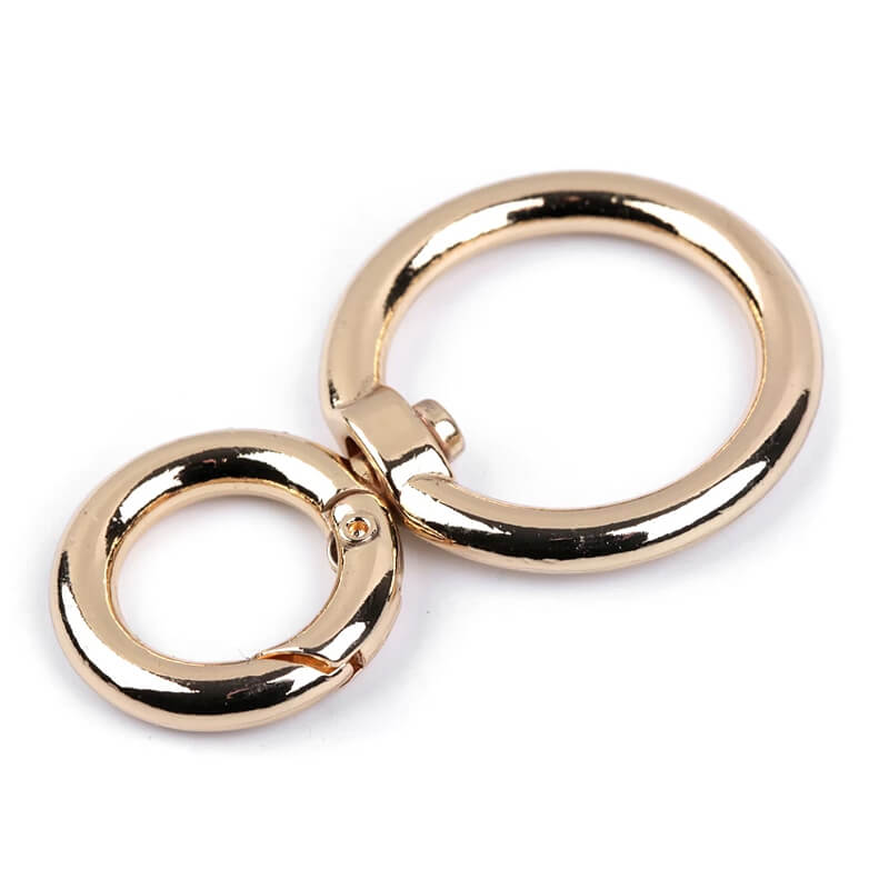 Carabiner with ring 25mm 890238
