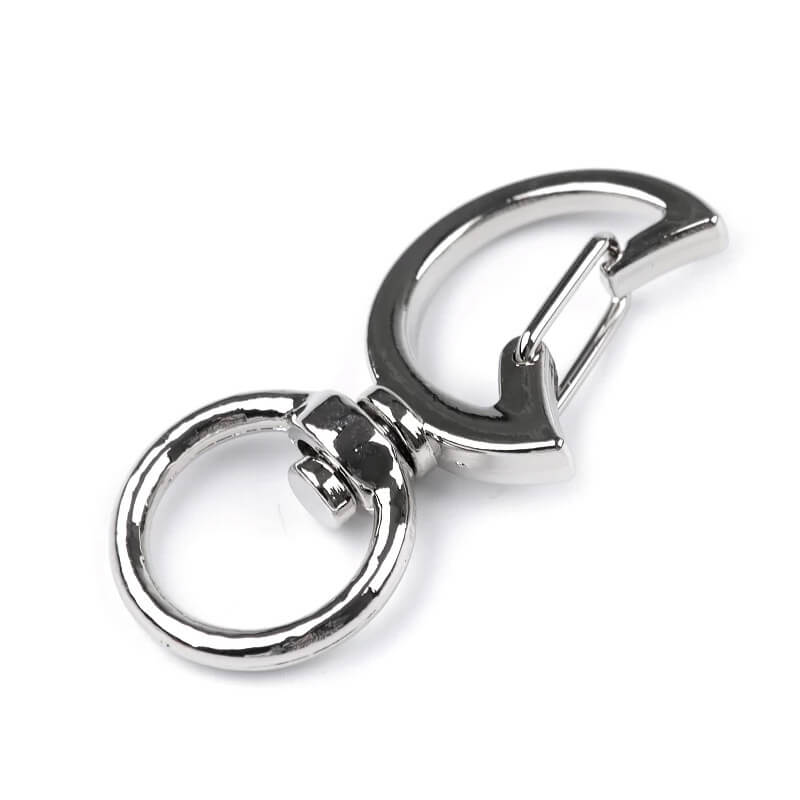 Decorative metal carabiner – crescent moon 890250