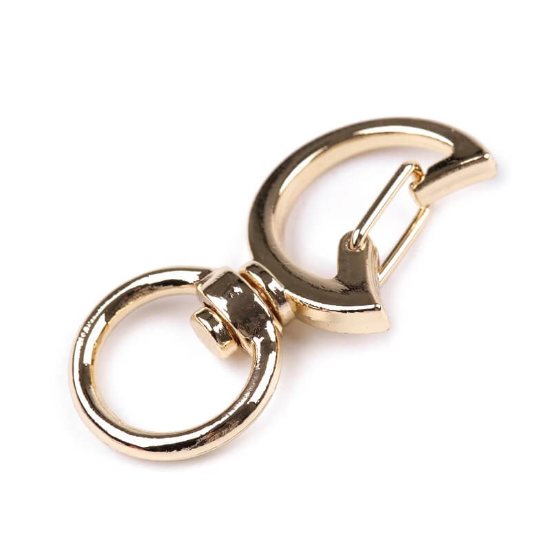 Decorative metal carabiner – crescent moon 890250