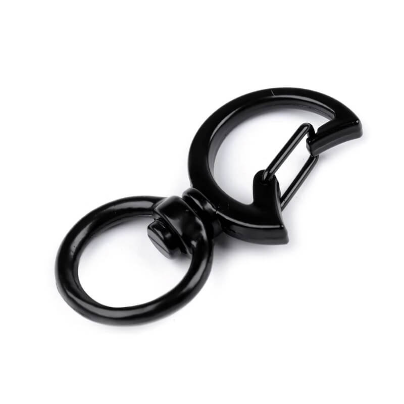 Decorative metal carabiner – crescent moon 890250