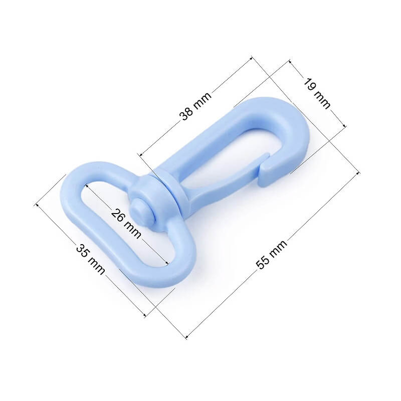 Plastic carabiner 26mm
