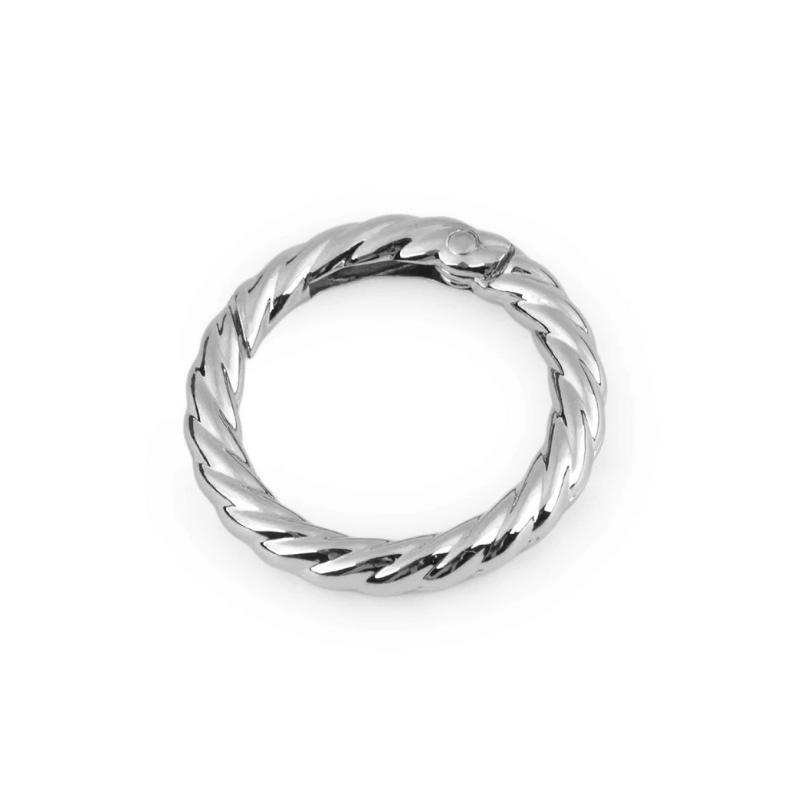 Round decorative carabiner Ø25mm