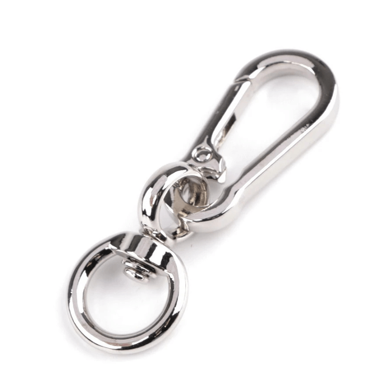 Carabiner with ring 13mm