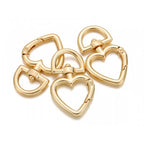 Metal carabiner - heart