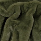 Mākslīgās kažokādas audums 155cm | 320g/m² - 006 haki zaļš