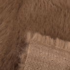 Mākslīgās kažokādas audums 160cm | 260g/m² - balts