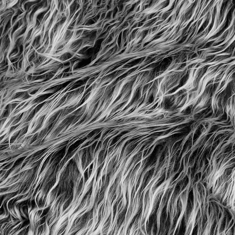 Faux fur fabric 160cm | 385g/m² - white