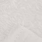 Mākslīgās kažokādas audums 160cm | 350g/m² - 1 balts