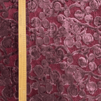 Pēdējais gabals - mākslīgās kažokādas audums 140x100cm - bordo