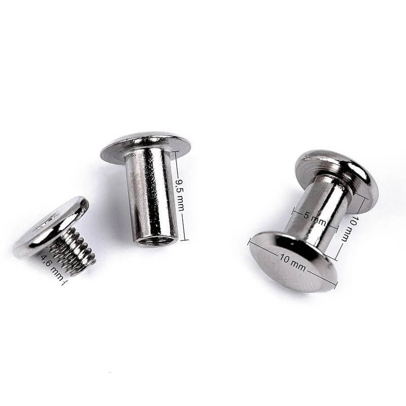 Screw-in metal rivet Ø10mm