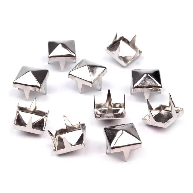 Piramīdas kniede 7x7mm - niķelis