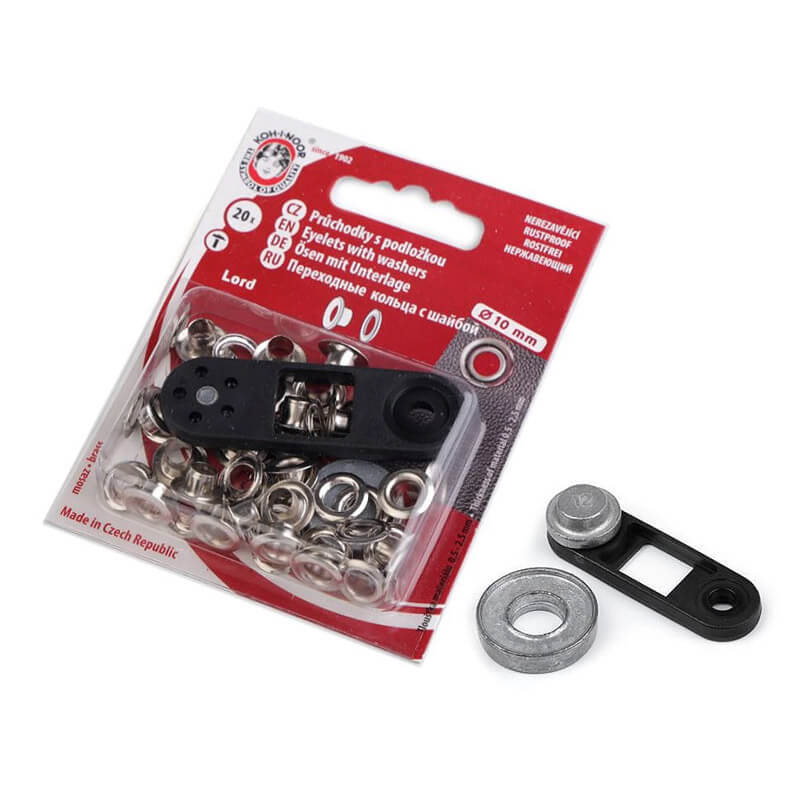 Punch-in rings / Luvers Ø10mm