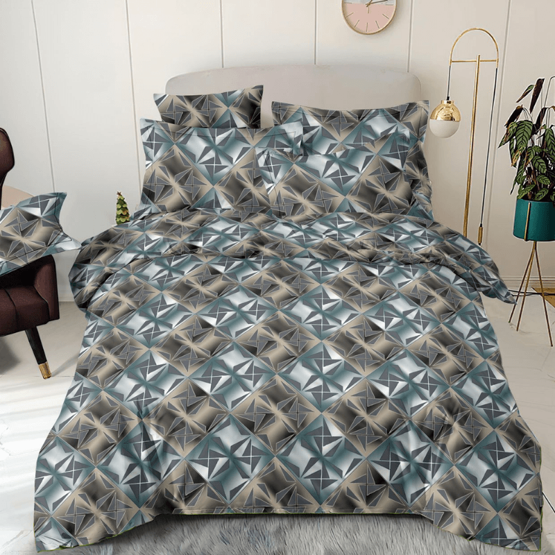 Kokvilnas audums 220cm | 146g/m² - ģeometrija