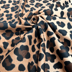 Kokvilnas audums 220cm | 147g/m² - leopards