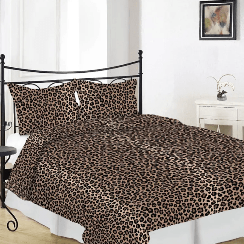 Kokvilnas audums 220cm | 147g/m² - leopards