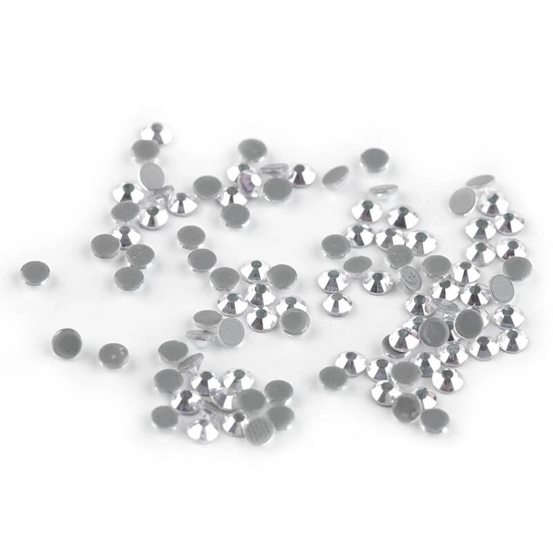 Piegludināmie akmentiņi Ø2,7mm - caurspīdīgi