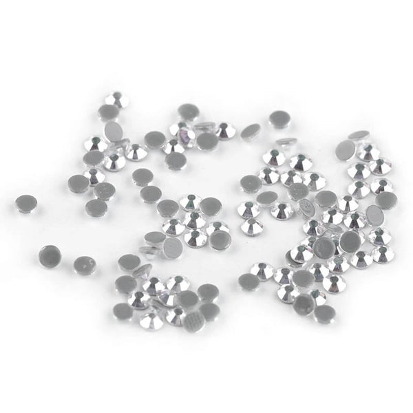 Piegludināmie akmentiņi Ø2,7mm - caurspīdīgi